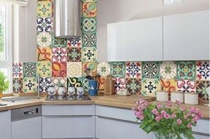 Красивый дизайн плитки на кухне