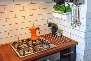 Дизайн кухни с газовой плитой