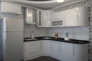 Дизайн угловых кухонь