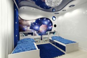 Комната для мальчика в стиле космос