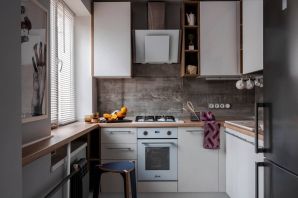 Дизайн маленькой кухни в квартире