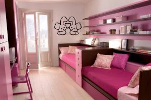 Дизайн комнаты для двух девочек