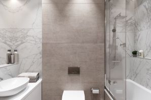 Дизайн ванных комнат совмещенных с санузлом