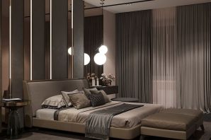 Спальная комната в современном стиле