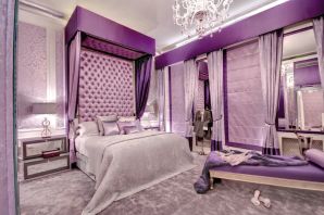 Дизайн комнаты в фиолетовом стиле