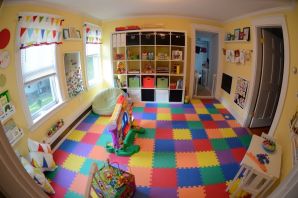 Игровая зона в детской комнате