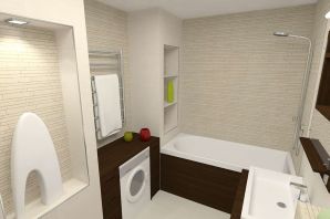 Ниша в ванной комнате дизайн
