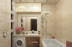 Практичный дизайн ванных комнат в панельных домах