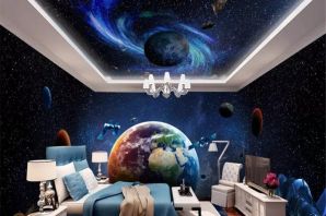 Дизайн комнаты космос