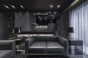 Дизайн комнат в черном цвете