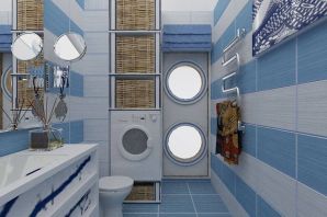 Ванная и туалет в морском стиле