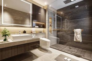 Красивые интерьеры ванных комнат в современном стиле