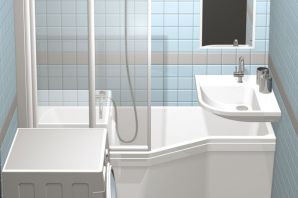 Ванные комнаты с сидячими ваннами