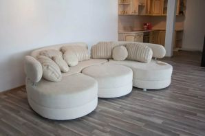 Круглый модульный диван