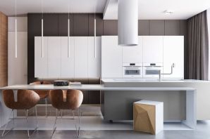 Кухонные гарнитуры в стиле минимализм