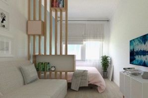 Дизайн зала однокомнатной квартиры