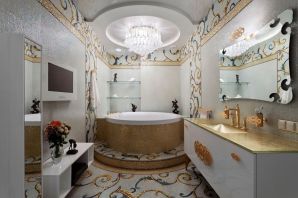 Венецианский стиль в интерьере ванной