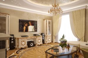 Красивая гостиная в дагестанском доме