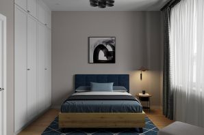 Дизайн спальни с нишей