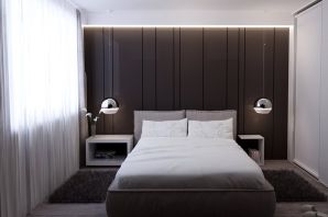 Дизайн маленькой спальни минимализм