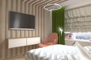 Пятиугольная спальня дизайн