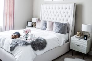 Спальня в белом цвете дизайн