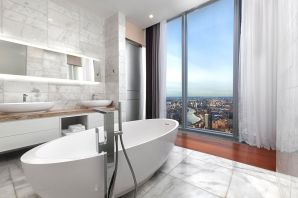 Ванная с панорамными окнами