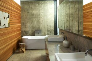 Отделка стен панелями в ванной