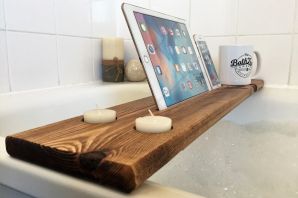 Подставка на ванну деревянная