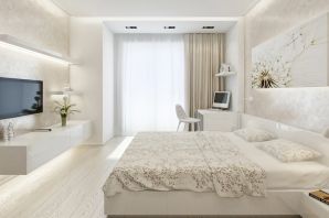 Дизайн небольшой спальни в современном стиле