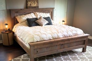 Красивые кровати из дерева