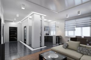 Современный дизайн трехкомнатной квартиры