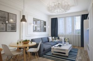 Скандинавский стиль в интерьере однокомнатной квартиры