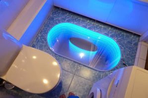 Парящая ванна с подсветкой