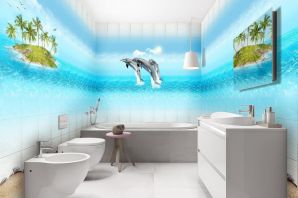 Дельфин в ванной