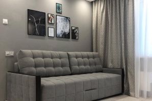 Дизайн комнат с диванами и шкафами