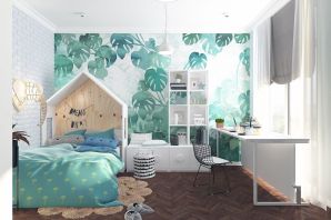 Лесной дизайн комнат