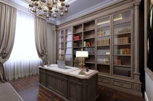 Дизайн домашнего кабинета в классическом стиле