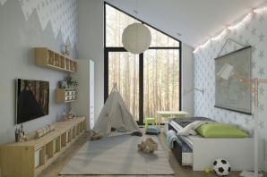 Дизайн детской комнаты минимализм