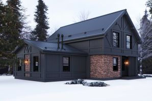 Фасад дома в скандинавском стиле