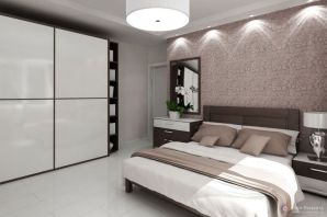 Шкафы встроенные в спальню современный дизайн