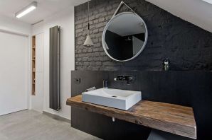 Ванная комната в бетонном стиле
