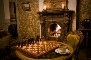 Шахматный декор в интерьере