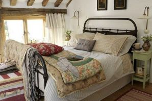 Спальня в деревенском стиле