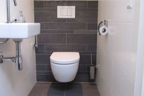Дизайн маленькой туалетной комнаты