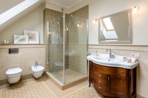 Идеи ванной комнаты в частном доме