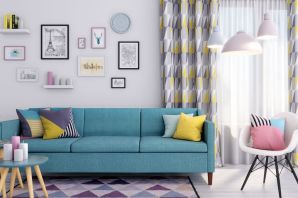Цвет дивана в скандинавском интерьере
