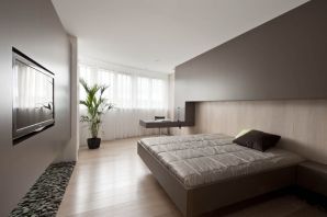 Спальная комната минимализм в стиле