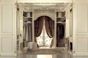 Гардеробная комната в классическом стиле