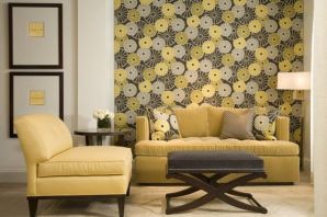 Желтая мебель в интерьере